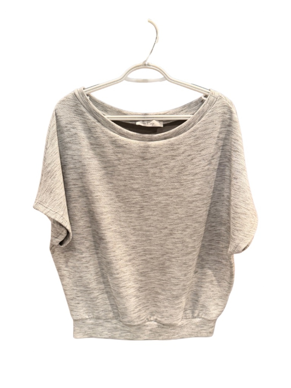 Summer & Sage Gray Cap Sleeve Sweater Size Large